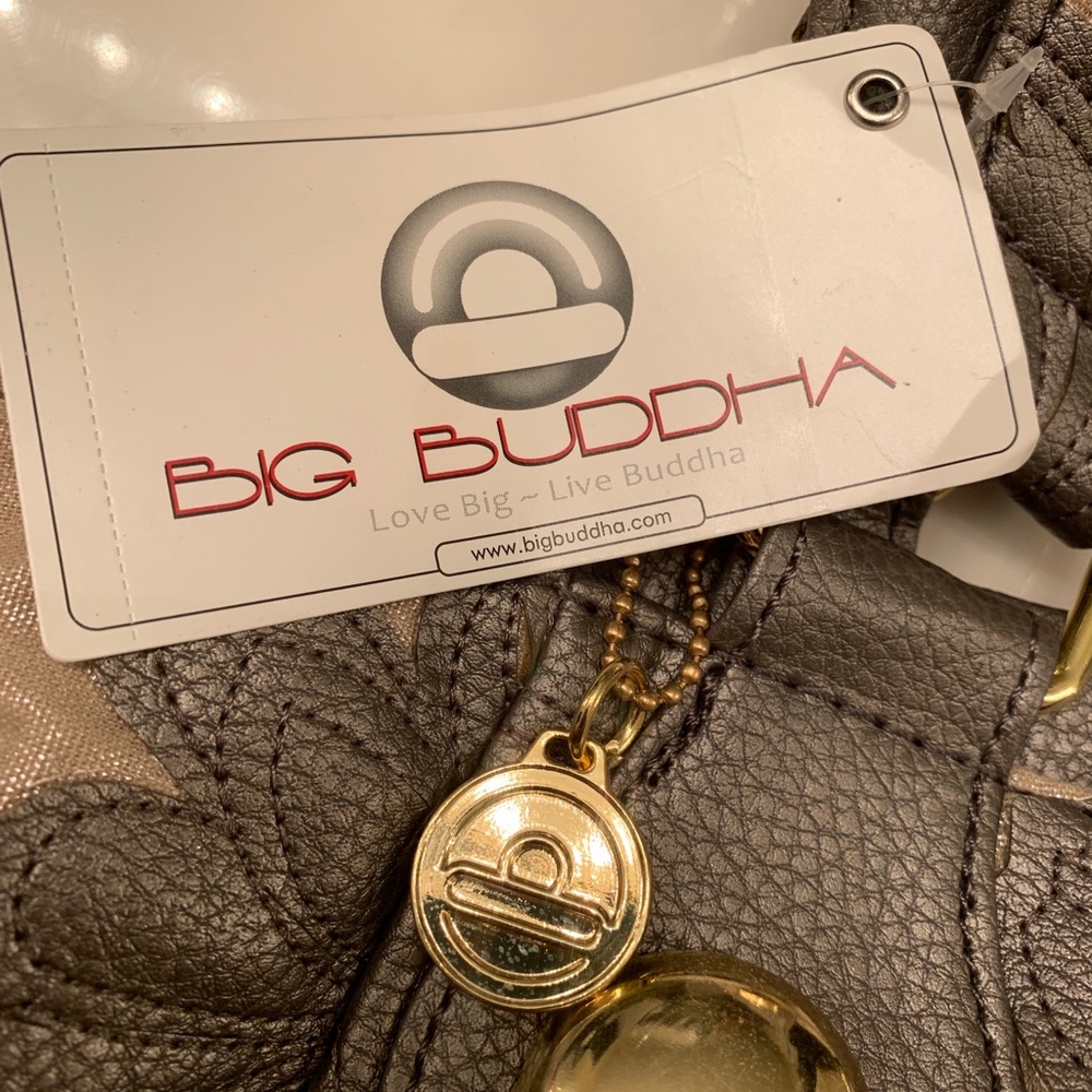 Big Buddha Grey/Cream Santa Barbara Handbag